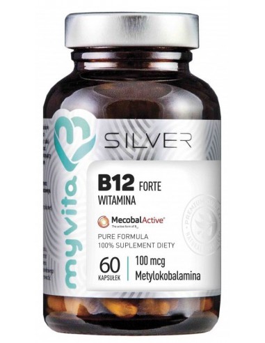 Silver Witamina B12 Forte 100mcg 60 kap.