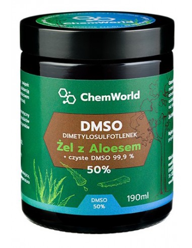DMSO 190 ml - Żel Aloesowy 50%