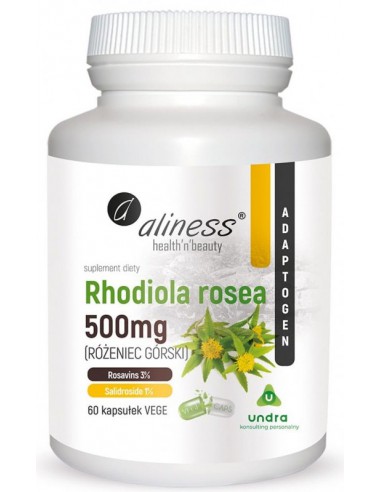 Rhodiola Rosea Różeniec Górski 500mg...