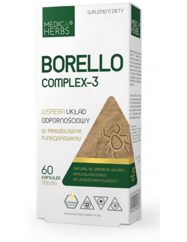 na Boreliozę Borello Complex-3 60 kaps.