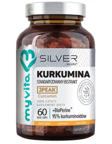 Silver Kurkumina + Piperyna 95% 60 kap.