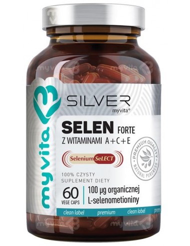 Silver Selen Forte z witaminami A+C+E...