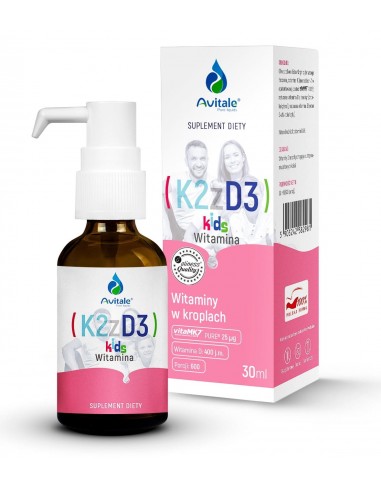 K2 + D3 KIDS dla dzieci 30 ml