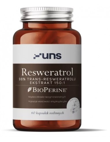 Resweratrol + Bioperine 60 VEGE kap.