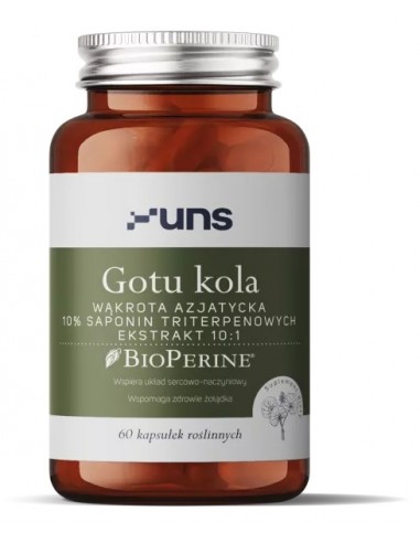 Gotu Kola + Bioperine - Wąkrotka...