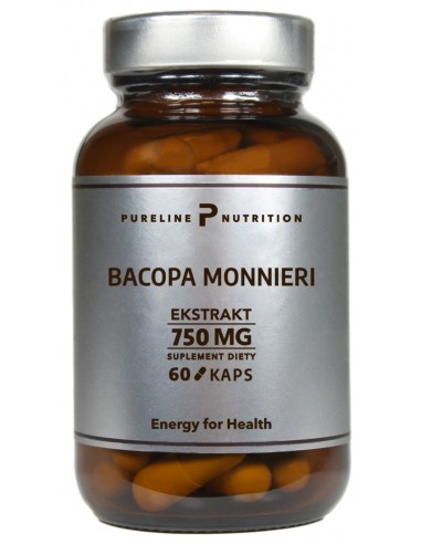 Bacopa Monnieri Ekstrakt 750mg 60 kap.