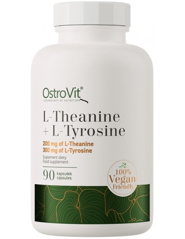 L-Theanine + L-Tyrosine VEGE 90 kap.