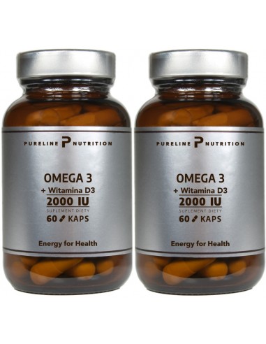 Omega 3 + witamina D3 - 120 kapsułek