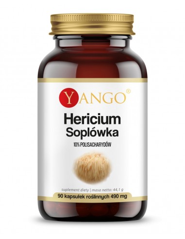 Hericium - Soplówka Jeżowata - Ekstrakt 10% Polisacharydów 90 kap.