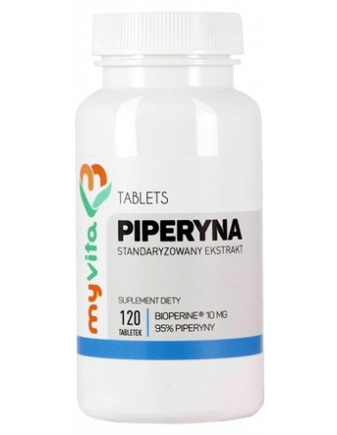 Piperyna 10mg Bioperine 120 tab.