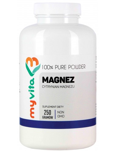 Magnez proszek (cytrynian magnezu) 250g