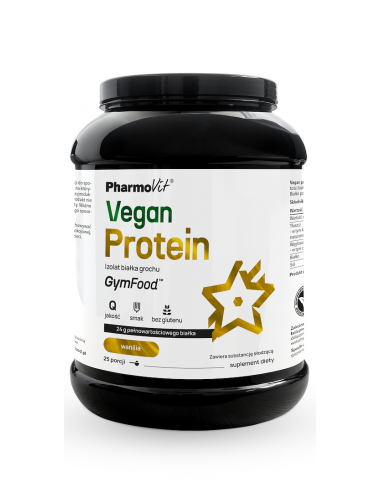 Vegan Protein Izolat białka grochu (wanilia) 750 g.