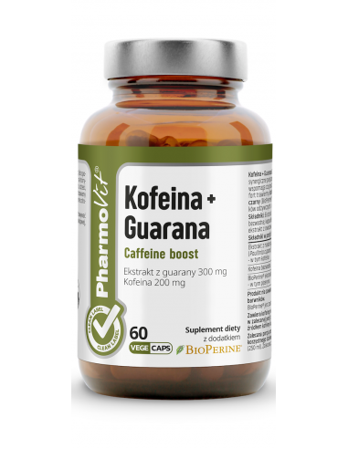 Kofeina + Guarana 60 vege kap.