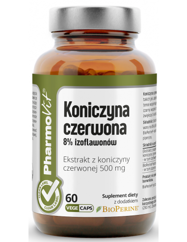 Koniczyna czerwona 8% izoflawonów 60 kaps Vege.