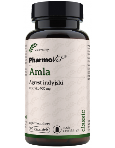 Amla Agrest indyjski 4:1 400 mg 90 kap.