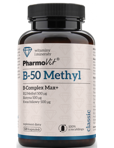 B-50 Methyl B-complex Max+ 120 kap.