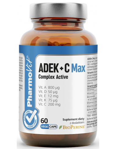 ADEK + C MAX Complex Active 60 kap.
