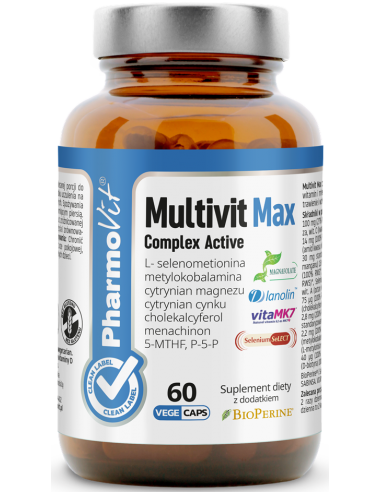 Multivit Max Complex Active 60 kap.