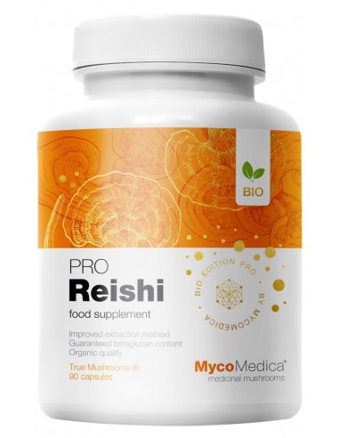 Reishi PRO - 30% beta 1,3/1,6 D glukanów - 90 kapsułek