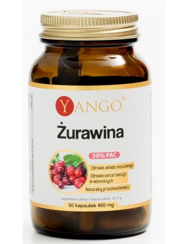Żurawina - 50% PAC - ekstrakt — 60 kap.